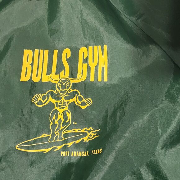 VTG Soffe Athletic Medium Coach Jacket Made USA Bulls Gym Surfing Windbreaker - Picture 5 of 11